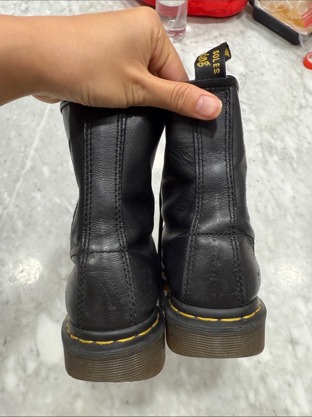 Dr. Marten's 1460 VONDA MONO WOMEN'S FLORAL BOOTS - Picture 5 of 6